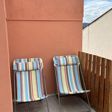 Au Coeur De Ville Avec Terrasse Céret Exteriör bild